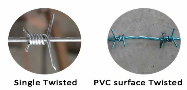 Hot DIP Galvanized 2 Strands 4 Points Barb Barbed Wire