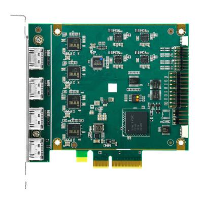 China PCIe Vmix Broadcasting Webcasting Video Capture Card 10bit HDMI Inputs for sale