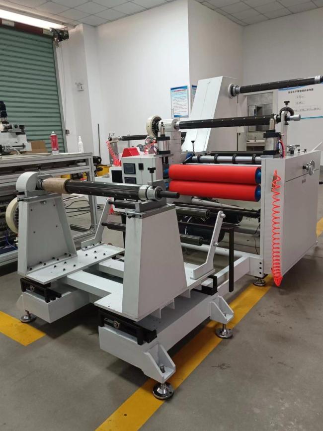 Corrugated Plastic Rolls /Laminate PVC/Pet/PP/Film/Fabric Rewind Slitter Slitting Rewinding Machine