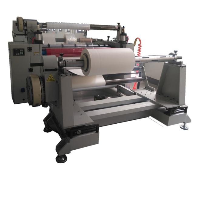 Corrugated Plastic Rolls /Laminate PVC/Pet/PP/Film/Fabric Rewind Slitter Slitting Rewinding Machine