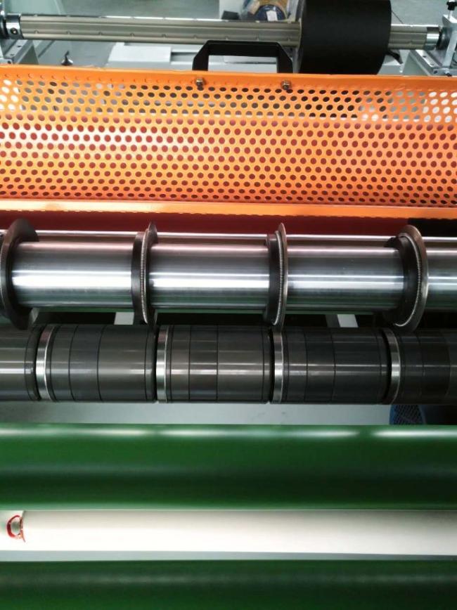Corrugated Plastic Rolls /Laminate PVC/Pet/PP/Film/Fabric Rewind Slitter Slitting Rewinding Machine