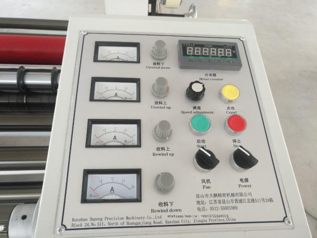 Corrugated Plastic Rolls /Laminate PVC/Pet/PP/Film/Fabric Rewind Slitter Slitting Rewinding Machine