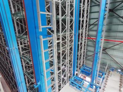 China 24m 5304 Slots Automated Storage Retrieval System Chemical Fiber Industry for sale