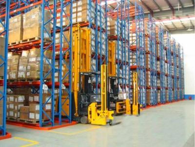 China Double Deep Pallet ASRS Racking System MHS Two Or Four Pallets for sale