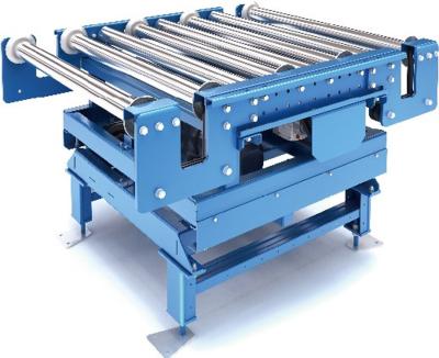China Roller Type Pallet Conveyor System ASRS MHS Lift Transfer Unit for sale