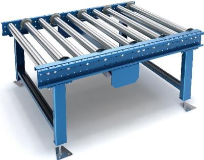 China 1200Kg Motorized Roller Conveyor combined with auxiliary devices for sale
