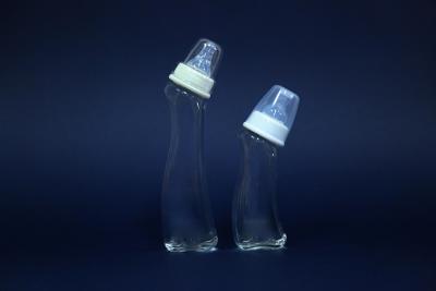 China Premature Baby Sterilize Glass Feeding Nipple Bottles BPA Free for sale