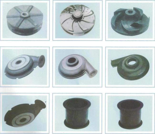 High Polymer Nylon Flotation Rotor and Stator - Lightweight Self Lubricating Wear Parts