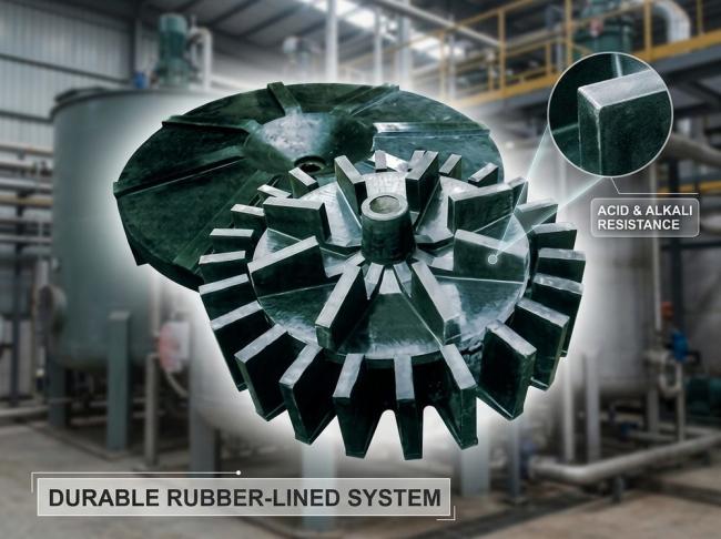Acid Alkali Resistant Rubber Flotation Machine Rotor and Stator Replacement