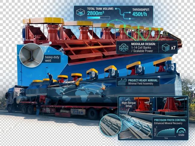 XCF II KYF II flotation machine for fluorite ore in a mineral processing plant XCF II KYF II flotation machine for fluorite ore in a mineral processing plant
