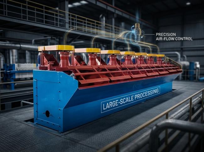 XCF II KYF II flotation machine for tailings in a mineral processing plant XCF II KYF II flotation machine for tailings in a mineral processing plant