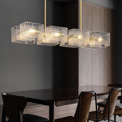 China 3000k 6000k Modern Designer Decorative Glass Pendant Lights Water Ripple Style for sale