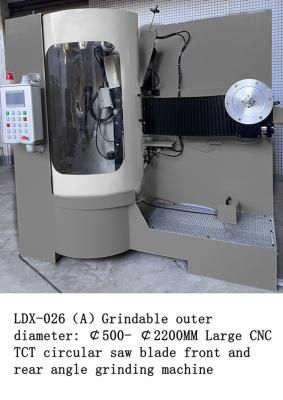 China Large Carbide Circular Saw Blade Front And Rear Angle Grinding Machine for sale