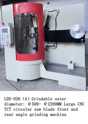 China 300-1800MM Gran máquina de rectificación CNC de ángulo delantero y trasero en venta