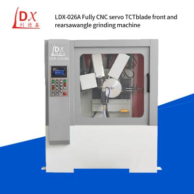 China Full CNC Carbide Circular Saw Blade Front And Rear Angle Grinding Machine LDX-026A for sale