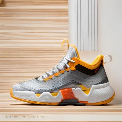 Chine Chaussures de basket-ball personnalisées résistantes à l'usure Anti-odeur Hommes chaussures de basket-ball haut de gamme à vendre