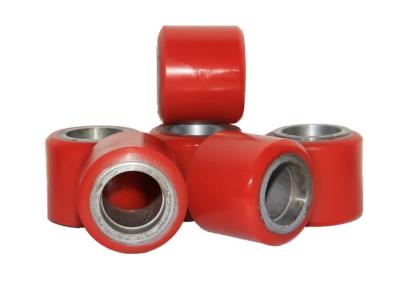 China Red Loading Hand Truck Wheels , Pallet Jack Replacement Wheels 80 * 70mm for sale