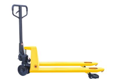 China Four Way Traverse Pallet Truck , Pallet Pump Truck 74 * 70mm Fork Wheel for sale