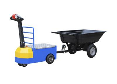 China Flexible Operation Electric Tow Tractor 1500kg Super Power With Platform And Small Body for sale