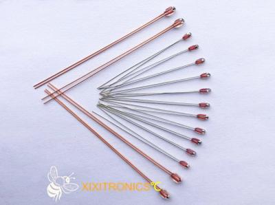 China Radial Glass Coated Chip Thermistors MF57 Series With Head Size 1.6mm & 2.3mm for sale