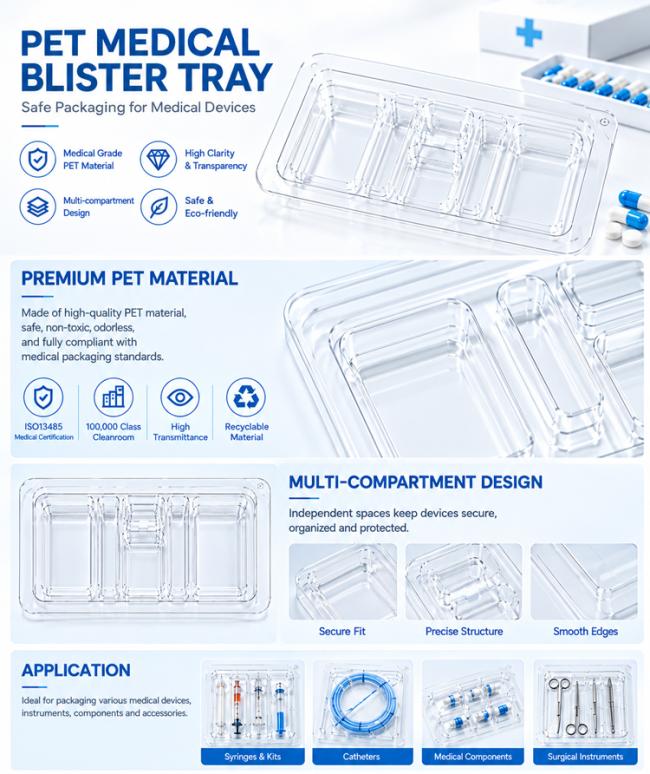 Custom Clear Blister Packaging Blister Thermoforming Blister Trays