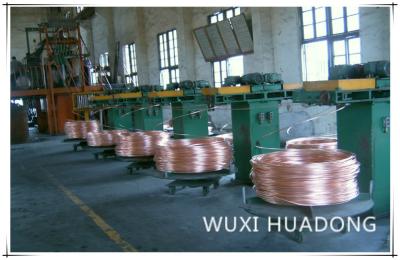 China Copper Rod 8mm Upward Continuous Casting Machine Frequency Cored Melting Holding Furnace for sale