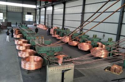 China Auto Upward Continuous Casting Machine Copper Brass Aluminum Tube Billet Wire for sale