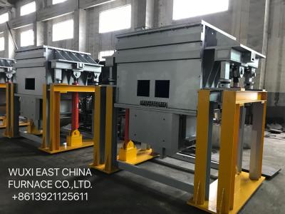 China Cored Induction Copper Brass Bronze Melting Furnace , Upcasting Continuous Frequency Induction Furnace for sale