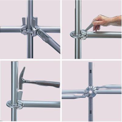 China High Quality Hot Dipped Galvanized RingLock Scaffolding Steel Building Scaffolding System for sale