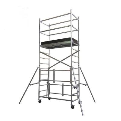 China 10m Height Aluminum Scaffold Tower China Contruction Equipment Tools for sale