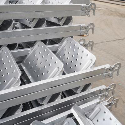 China Aluminium Scaffold Scaffolding Stair Ladder 2.4m/3m/3.6m/4.2m/4.8m/6m Scaffolding Straight Step Aluminium Single Ladder à venda