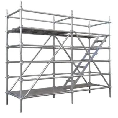 China Q235 Steel frame scaffolding system with Heavy Duty Load Capacity à venda