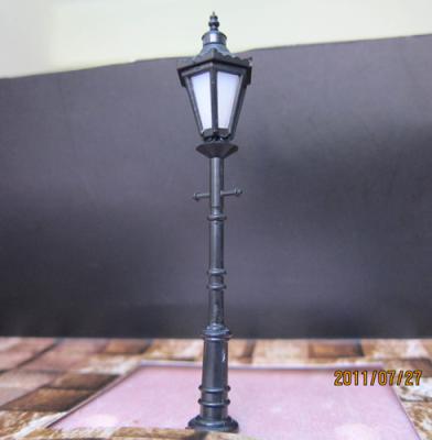 China classic courtyard lamp---model lamp pole,HO model train layout pole,1:87 light,classical yard lamppost，copper lamppost for sale
