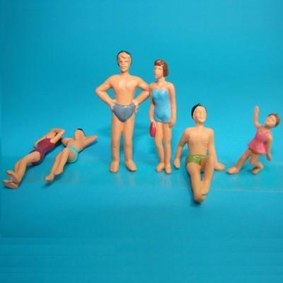 China 1:50model swim figures--color figure,painted swim figure,scale figures,model figures,ABS figures,1:75 swim figures for sale