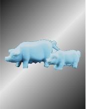 China model PIG-model animal, model scale figures model unpainted pigs,scale model pig for sale