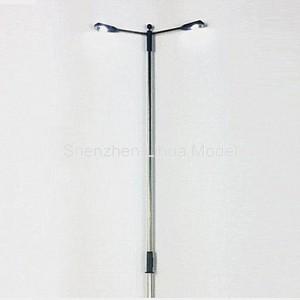China Steel lamppost,scale metal lamp post,scale metal light lamp,architectural model lamppost,building metal lamp post for sale