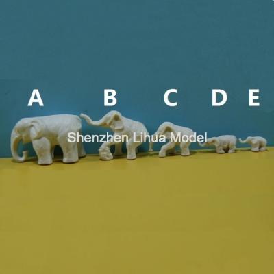 China 1:25model small elephant---model animal,model scale figure,scale elephants,model stuffs,fake elephants for sale