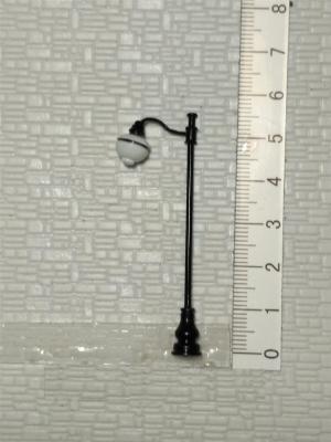 China 1:87metal lamppost----steel light post,scale 1:150 yard lamps,metal light,model lamppost,model lights,metal yard lights à venda