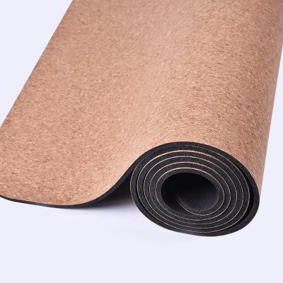 China Skid Resistance Soft Cork Yoga Mat Exercise Fitness,ideal balance,cork material surface for sale