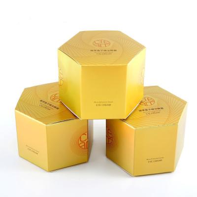 China Hexagon Holographic Paper Packaging Boxes Wholesale With Design Printing for sale