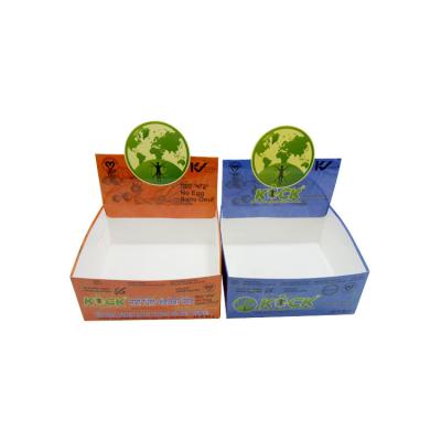 China Fabricante de caixas de exibição de balcão de produto personalizado impressão de embalagens de papel à venda