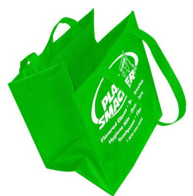 Chine Sacs de empaquetage non tissés pliables, coutume stratifiée de sacs d'emballage d'épicerie imprimés à vendre