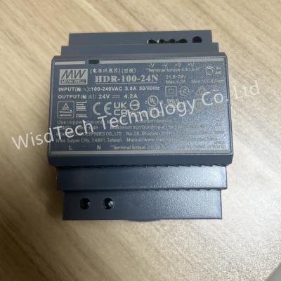 China HDR-100-24N  DIN Rail Power Supplies 100.8W 24V 4.2A SlimStep DIN Rail PS for sale