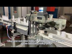 몰딩기를 부는 양두 서보 모터 우유병 용기 Pvc 공군