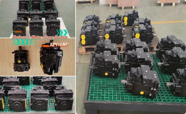 Hydraulic motor for harvester