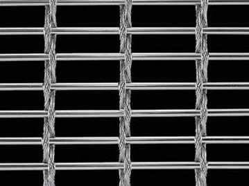 Cable metal mesh with two cable mesh.