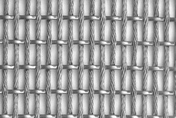 Cable metal mesh with one straight cable mesh.