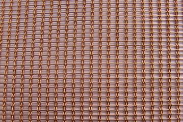 Cable metal mesh with three copper cable mesh.