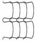 Factory price metal wire knitted woven mesh,ss 304 knitted wire mesh