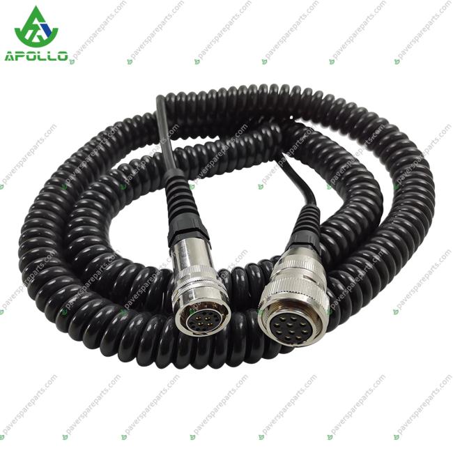APOLLO Spiral Cable side view showing full length